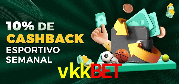 10% de bônus de cashback na vkkbet